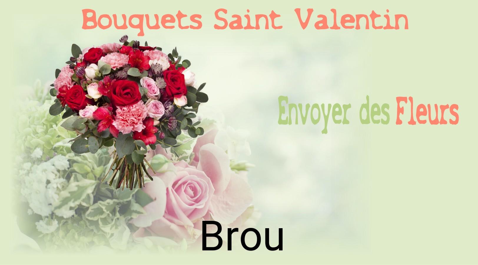 Roses de Saint-Valentin livrées à Brou